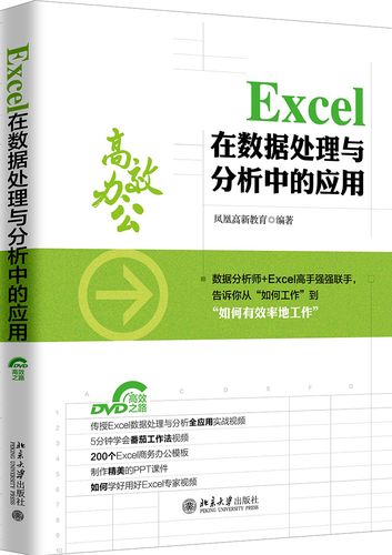 正版圖書 excel 在數(shù)據(jù)處理與分析中的應(yīng)用 計(jì)算機(jī)與互聯(lián)網(wǎng) 辦公軟件
